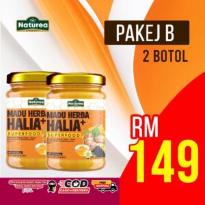 (MADU HERBA HALIA) PAKEJ B - 2 Botol